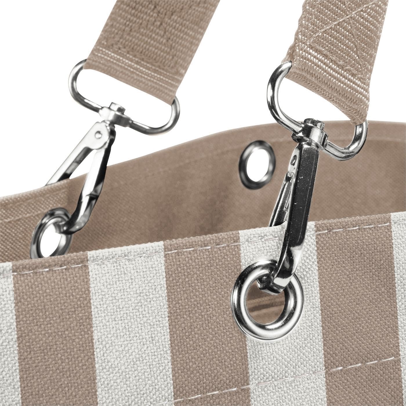 Shopper XL Summerstripes Coffee, Summerstripes Coffee