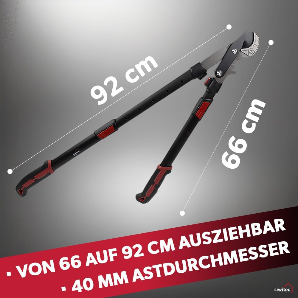 Teleskop Amboss Getriebeastschere SG-23, Teleskop-Amboss-Getriebe-Astschere