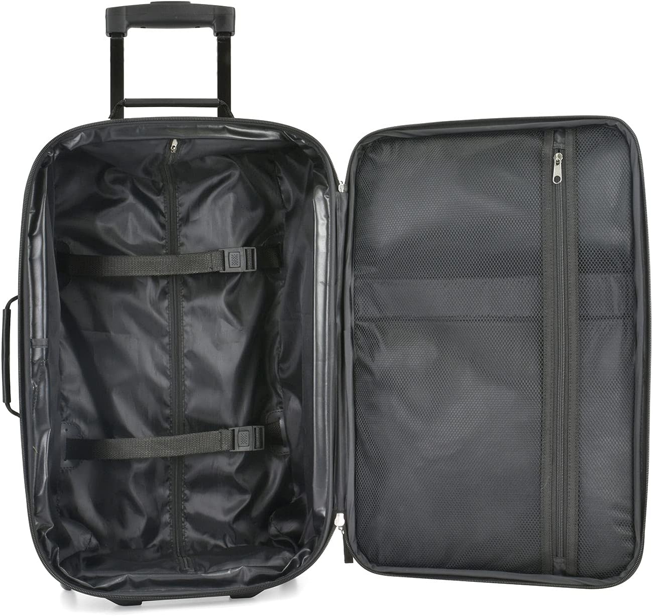 Rio Rugged Fabric Expandable Carry-on Luggage Set, 2 Wheel, Blaugrün/ein Hauch Von Paradies (Trace Of Paradise)