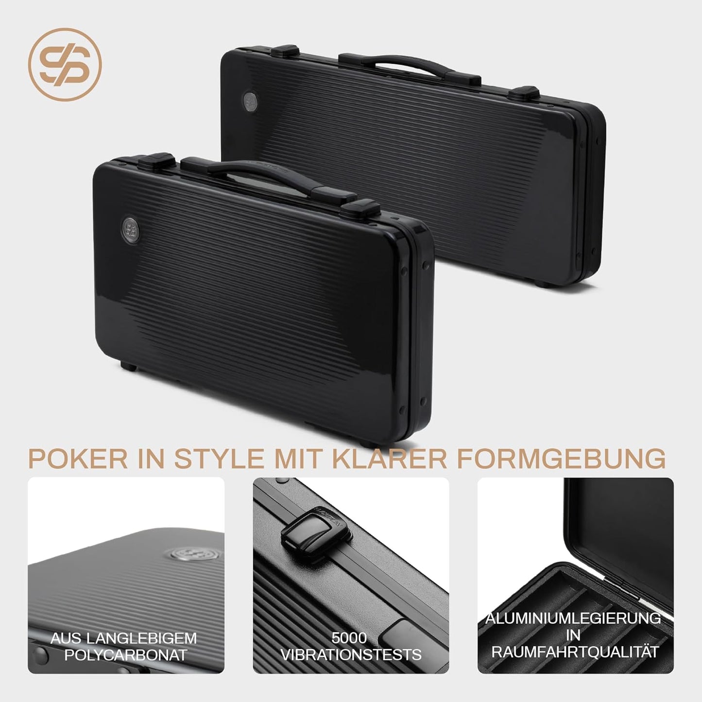 Poker-Chipsatz, 39mm 500 Chips Ohne Werte