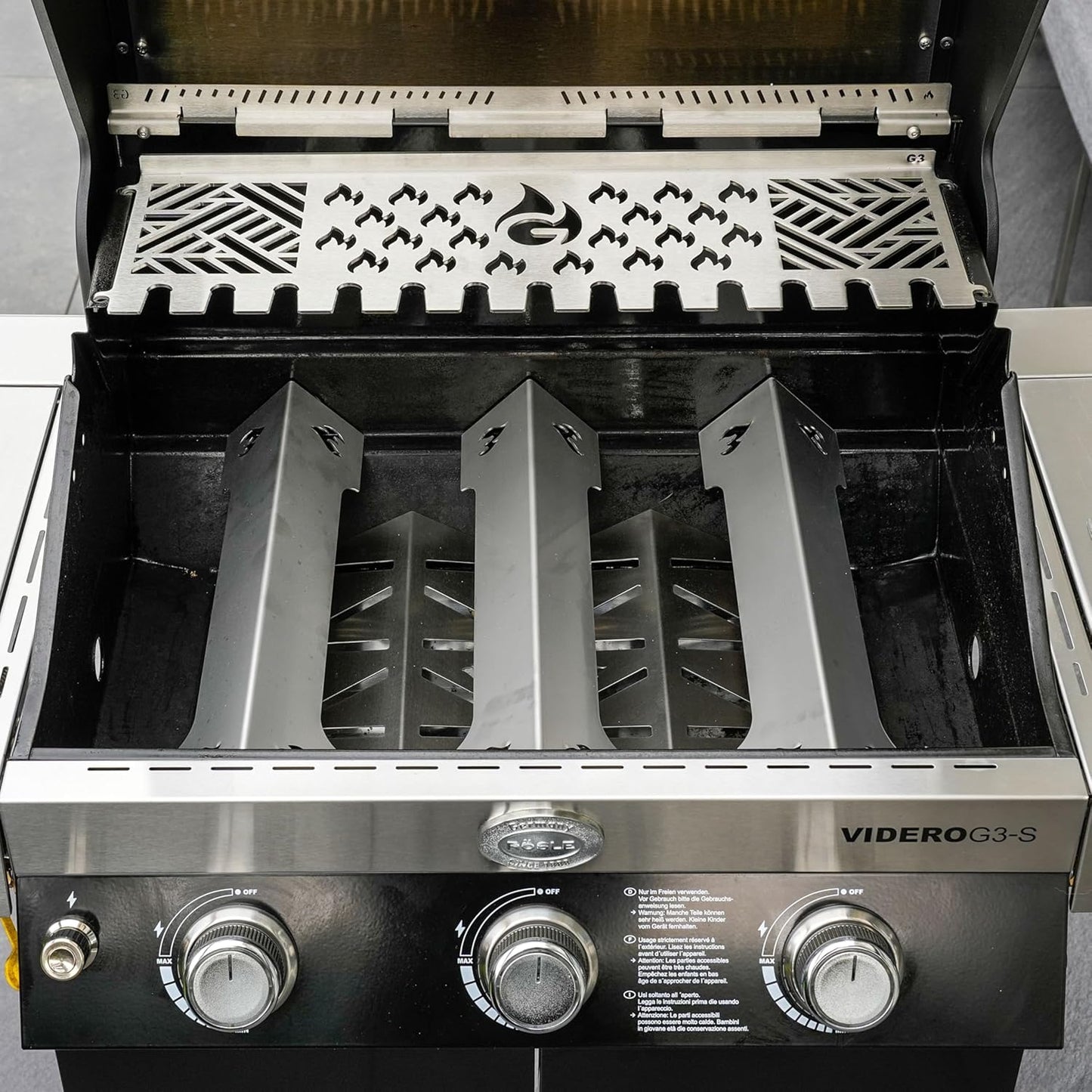 Hitzereflektoren für Videro Serie Grill, Videro