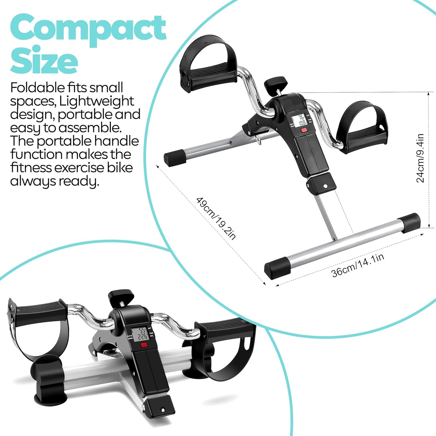 Pedaltrainer für Arme und Beine, Weiß PED2