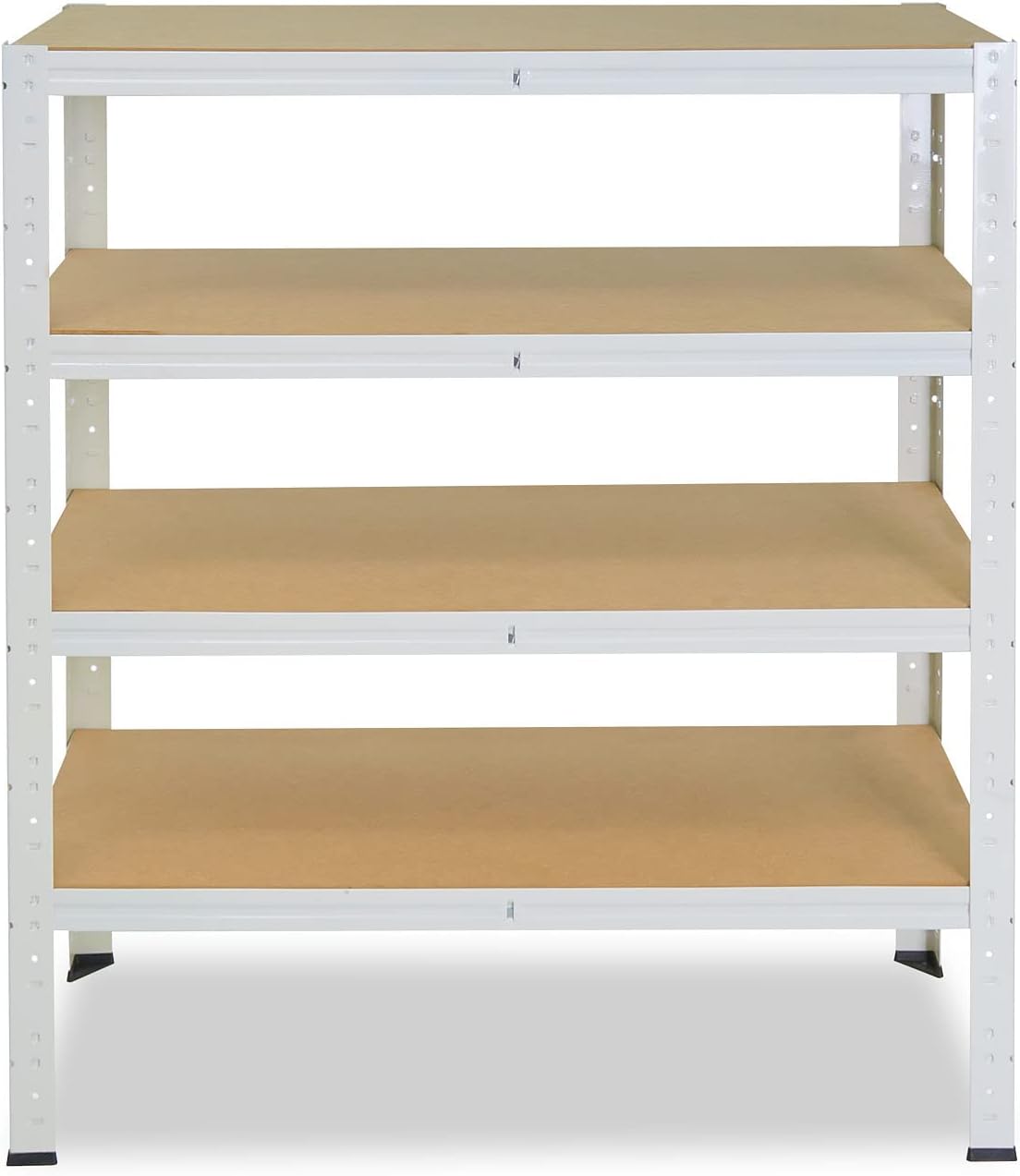Schwerlast-Steckregal mit 4 Böden, H: 100cm / B: 100cm / T: 50cm