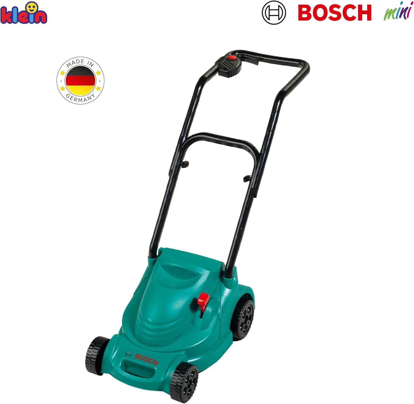 Spielzeug-Rasenmäher mit Knattergeräusch