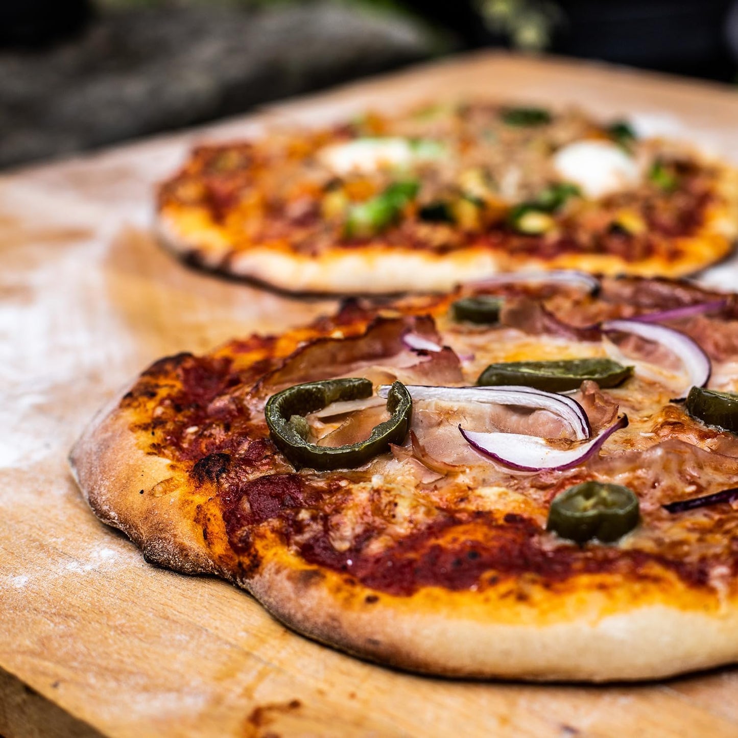 Pizzastein Cordierit 33 cm quadratisch für Ofen & Grill, 33 cm quadratisch