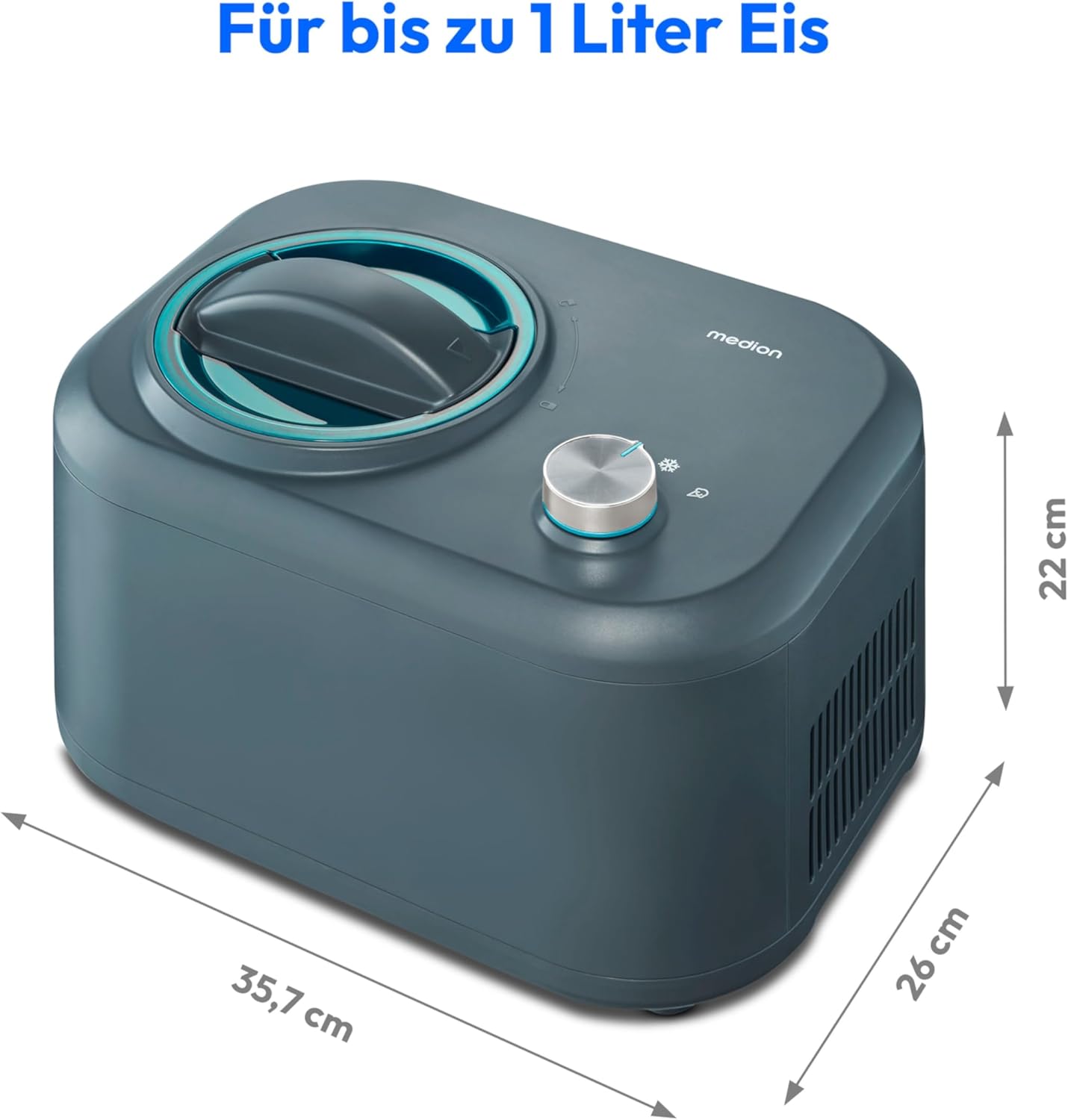 Eismaschine MD 10169 mit Kompressor