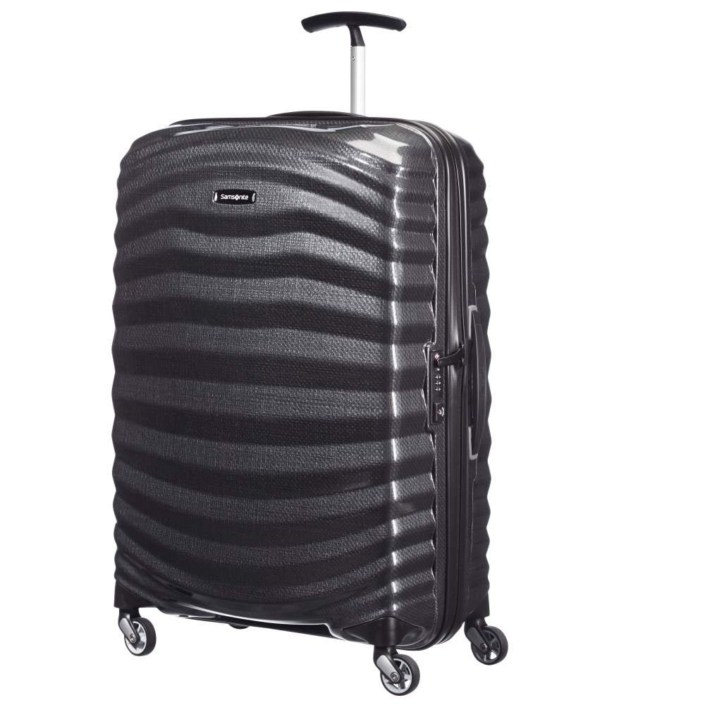 Lite-Shock Spinner Koffer (69 cm, 73 L), Schwarz M (69cm-73L) Koffer