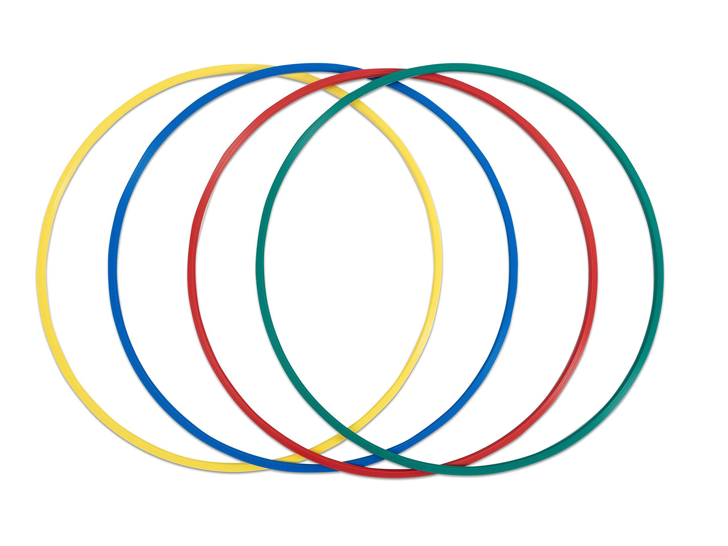 Gymnastik-Reifen-Set, 70 cm - bunt - 4 Stück