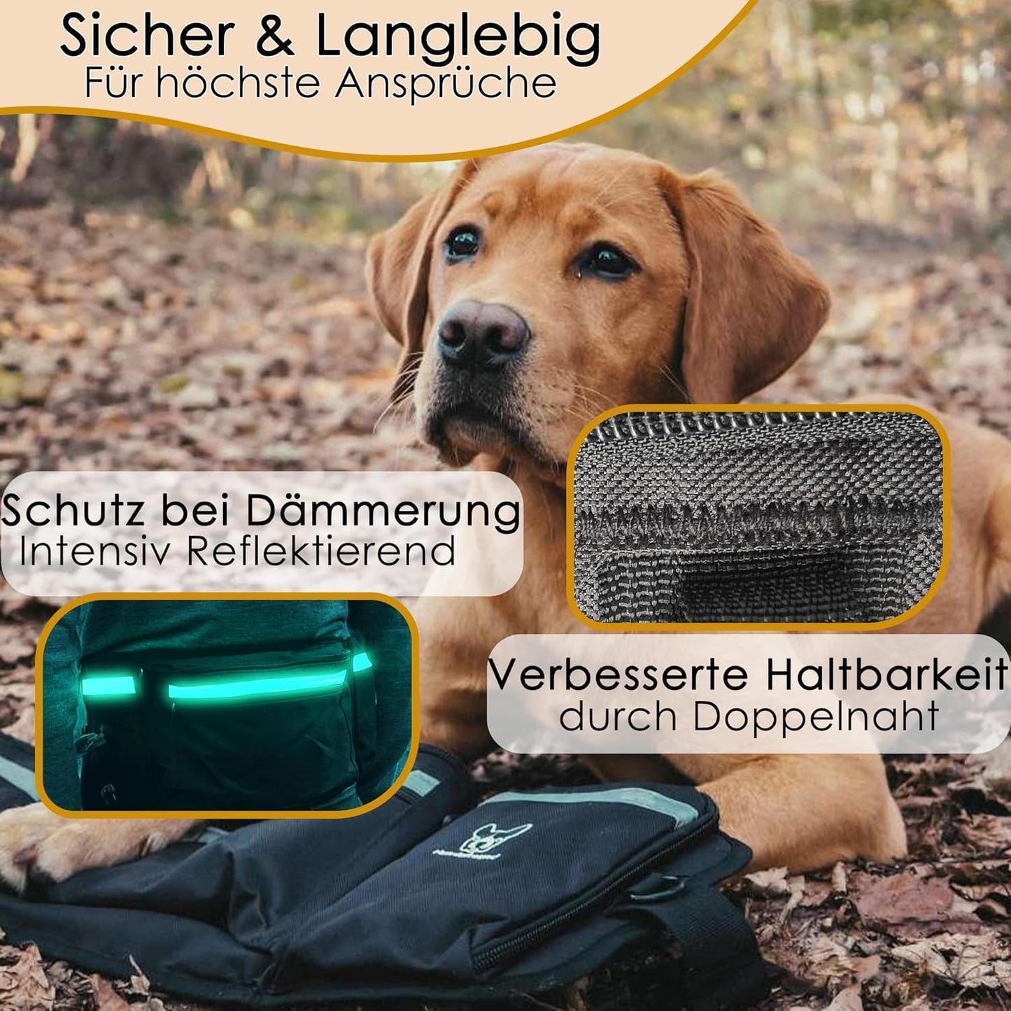 Leckerlitasche XXL mit Bauchgurt