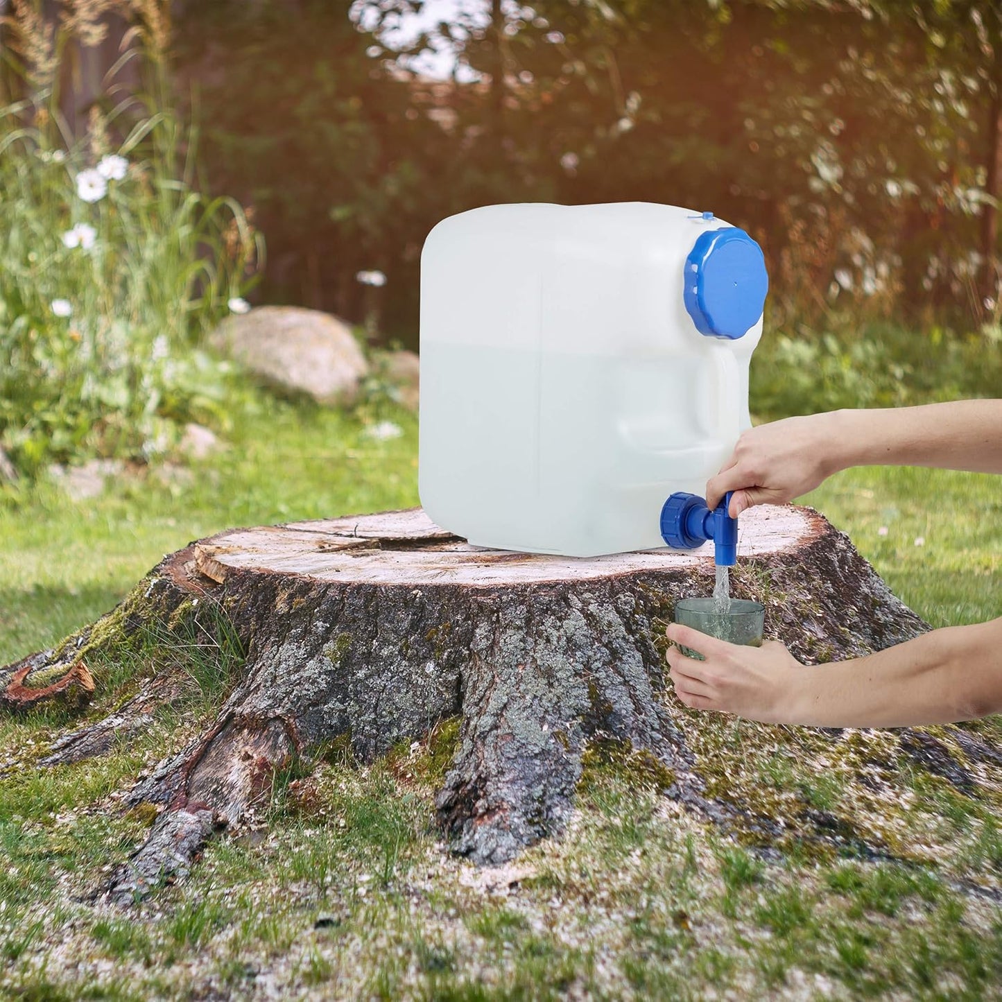 Wasserkanister mit Hahn, 23 Liter