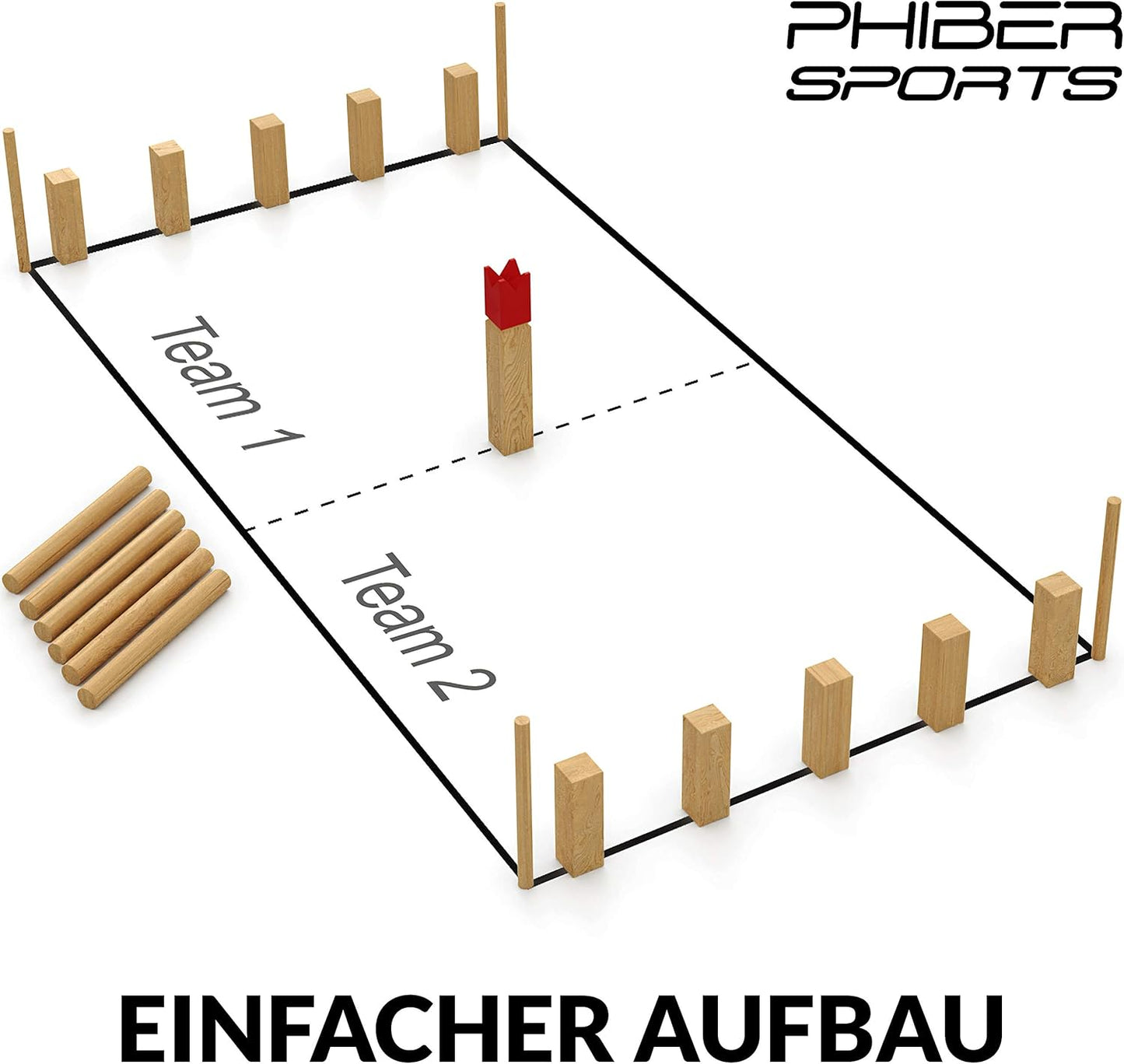 Kubb Wikinger Spiel