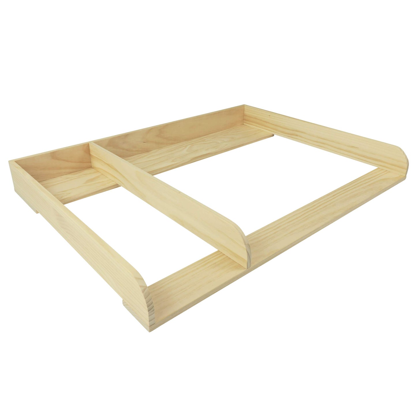 Wickelaufsatz Pelle für Kommoden 108x80 cm, Holz + Trennfach 108 cm