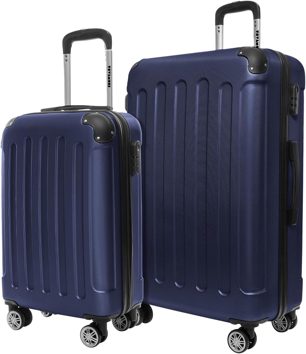 2-teiliges Hartschalenkofferset, Kofferset 2 teilig Blau
