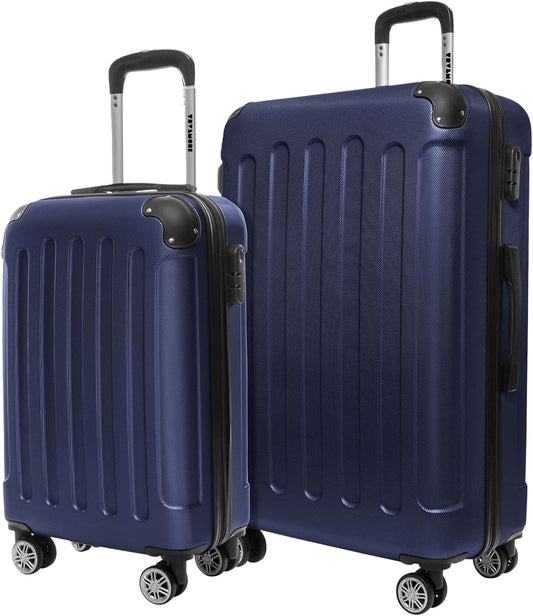 2-teiliges Hartschalenkofferset, Kofferset 2 teilig Blau