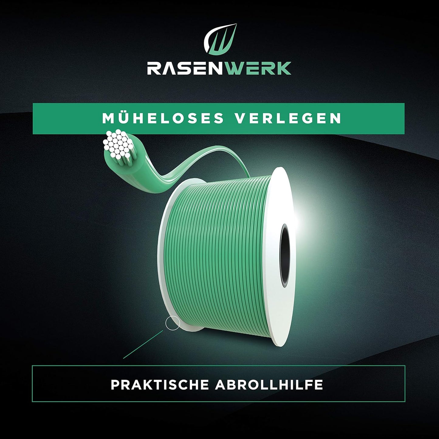 Begrenzungskabel für Mähroboter, Ø 2,7mm 100m