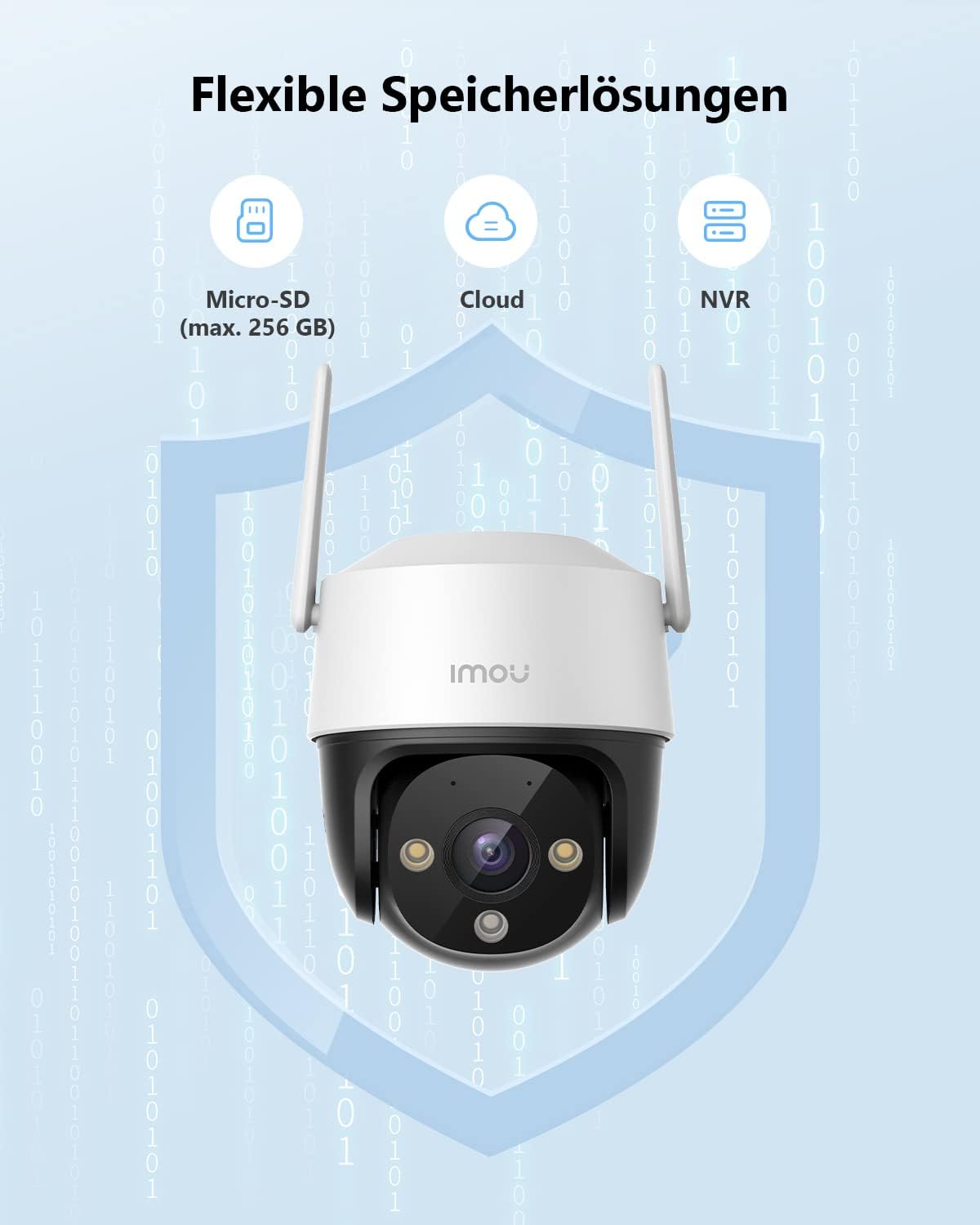 2K PTZ Überwachungskamera mit Nachtsicht & Alexa, Cruiser 2c 3mp