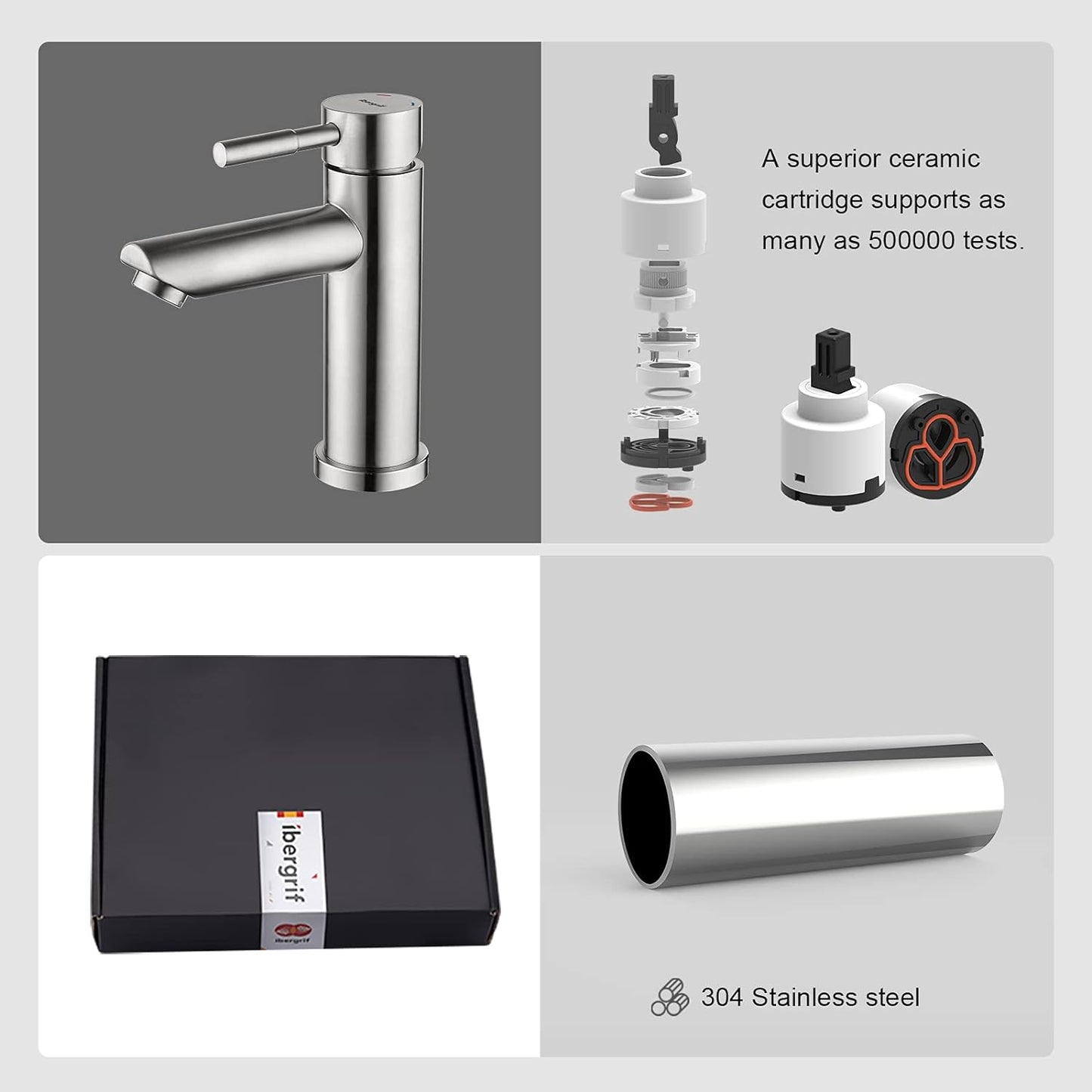 Wasserhahn M11103, Grau