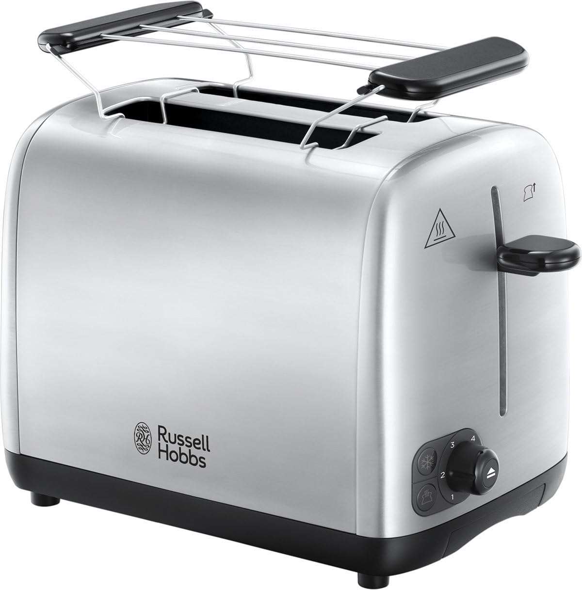 Toaster für 2 Scheiben mit Brötchenaufsatz, Toaster
