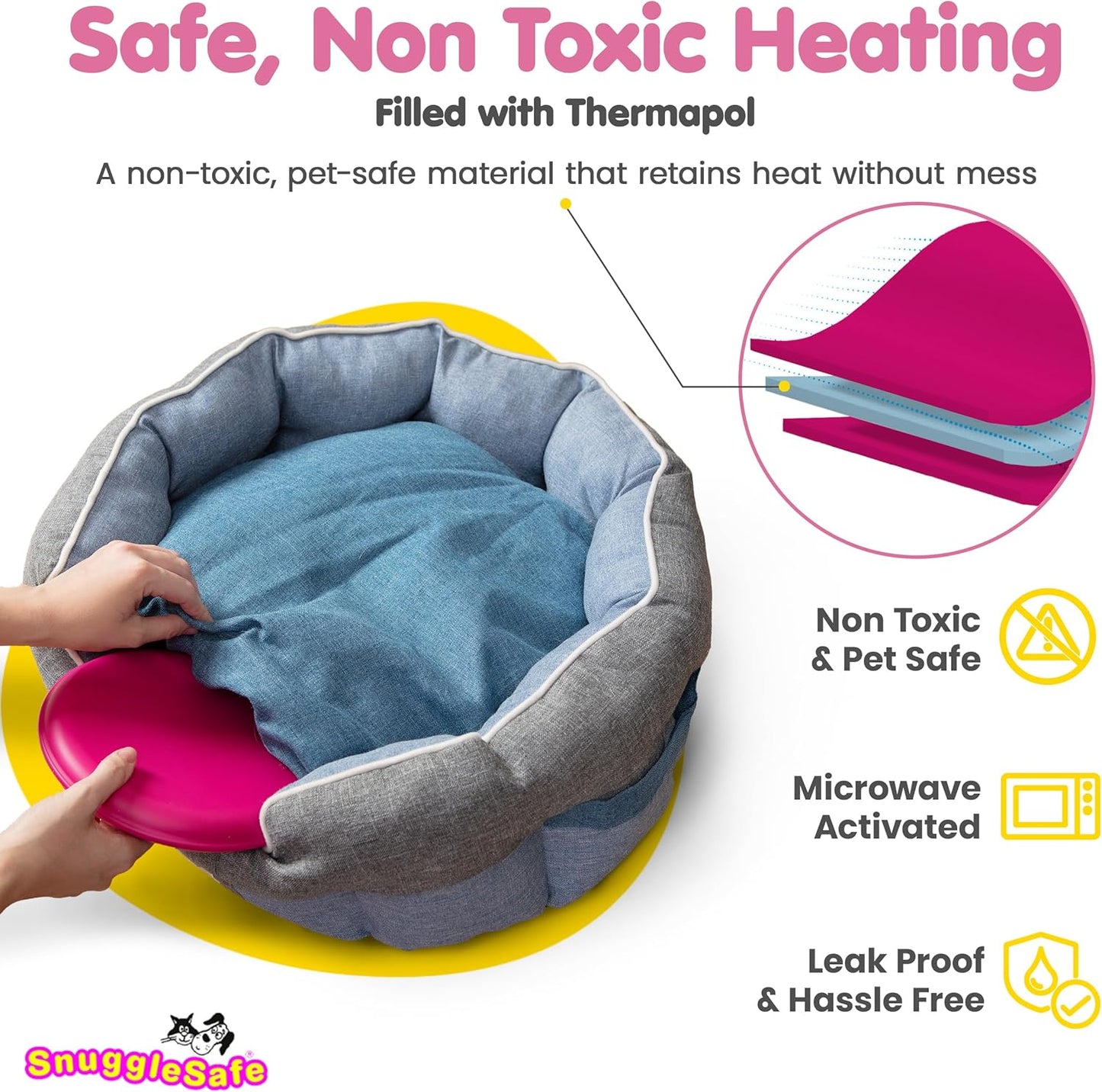 Mikrowellen-Heizkissen für Haustiere, SnuggleSafe Microwave Heating Pad