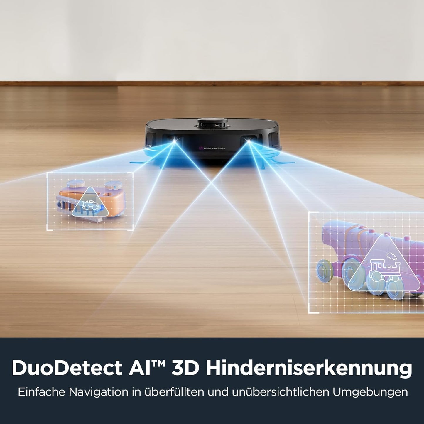 Saug- & Wischroboter mit All-in-One Station (J12 Ultra), J12 Ultra Schwarz