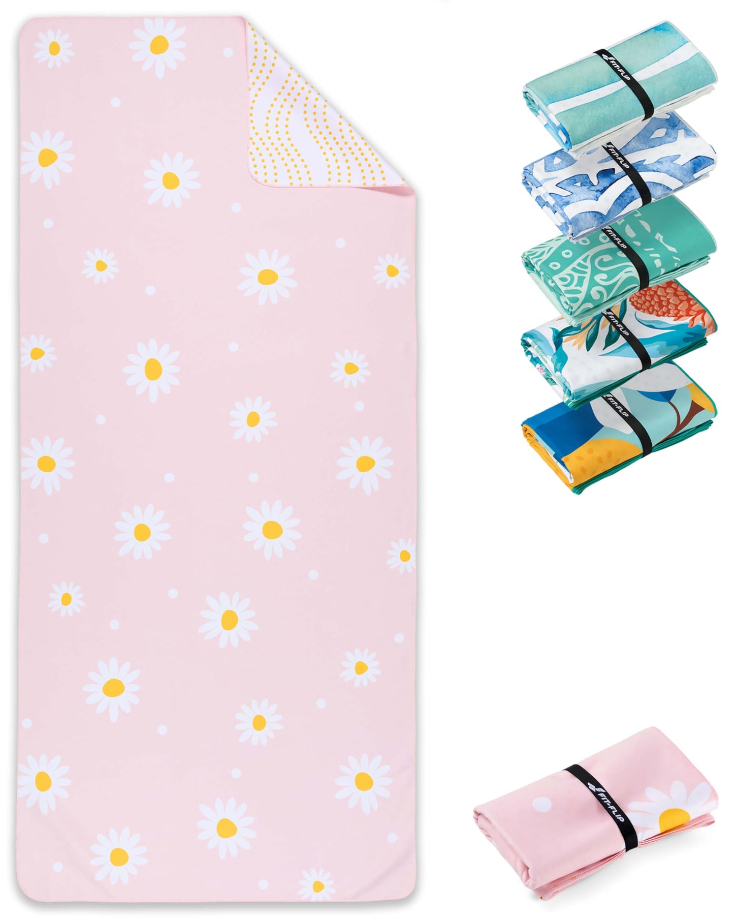 XXL-Mikrofaser-Strandtuch, 200cm x 90cm 29 Daisy Dream