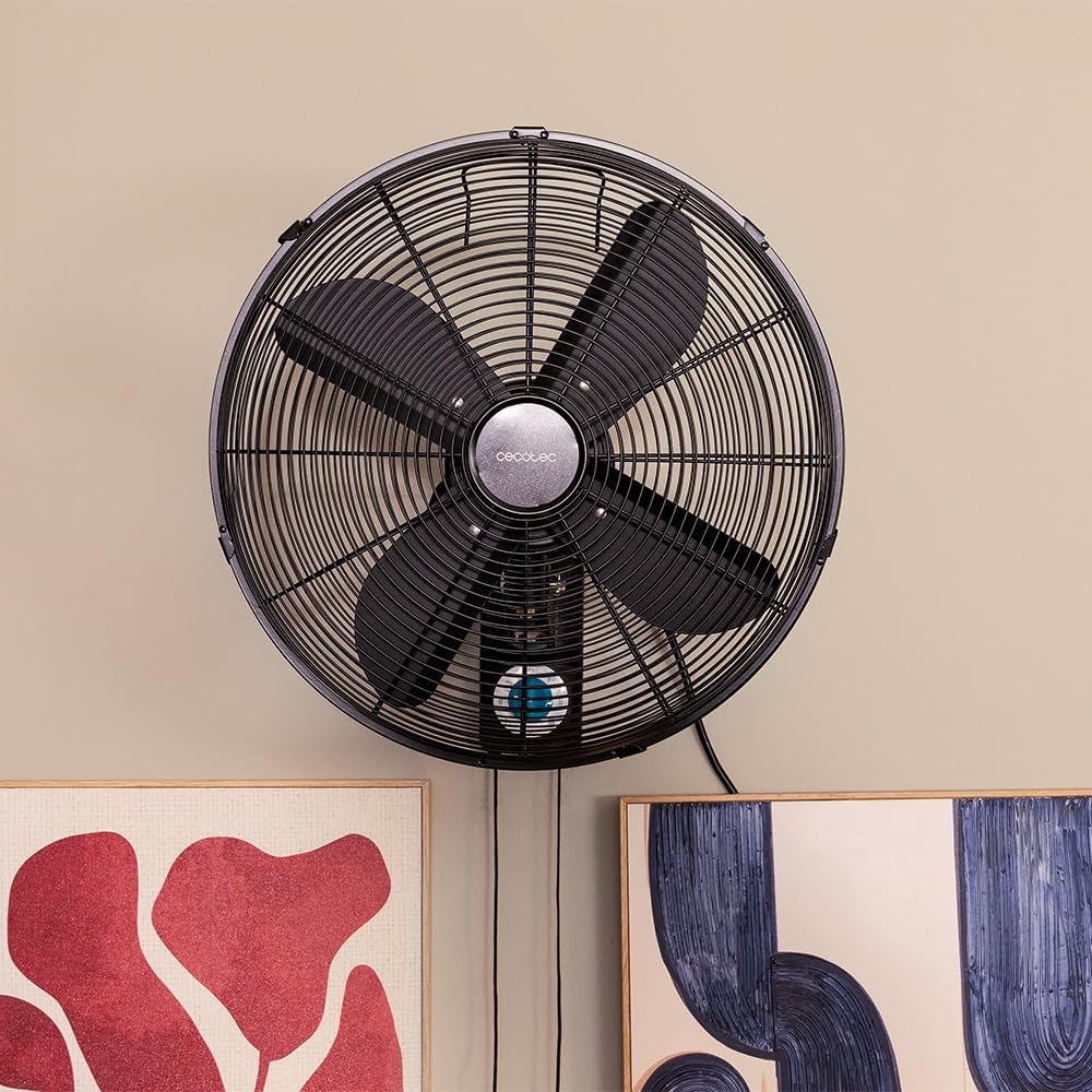 EnergySilence 4500 Power Wall - Wandventilator, Manuelle Steuerung Schwarz