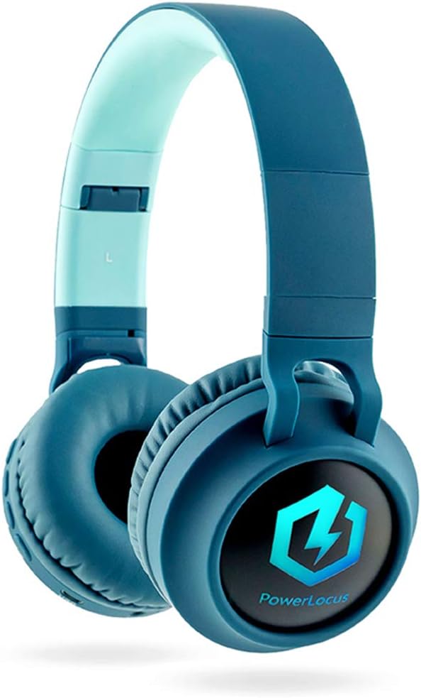 Kinderkopfhörer mit Bluetooth, Blau-N