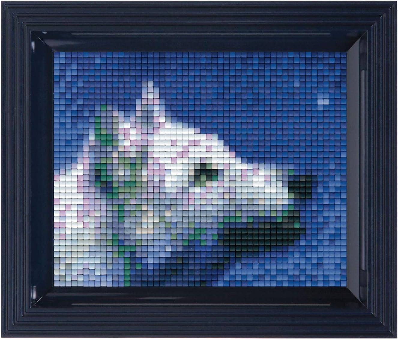 Mosaik-Pixelbild Geschenkset Wolf mit Rahmen, Wolf