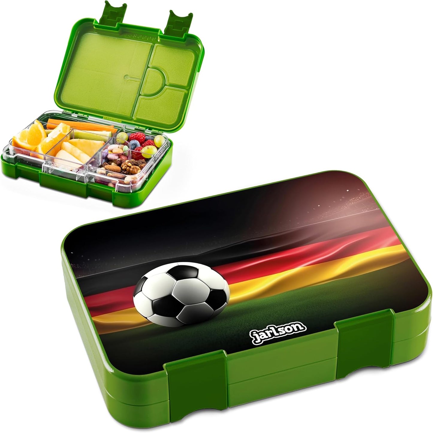 Toni Fussball - auslaufsichere Bento Box, unterteilt, Fussball