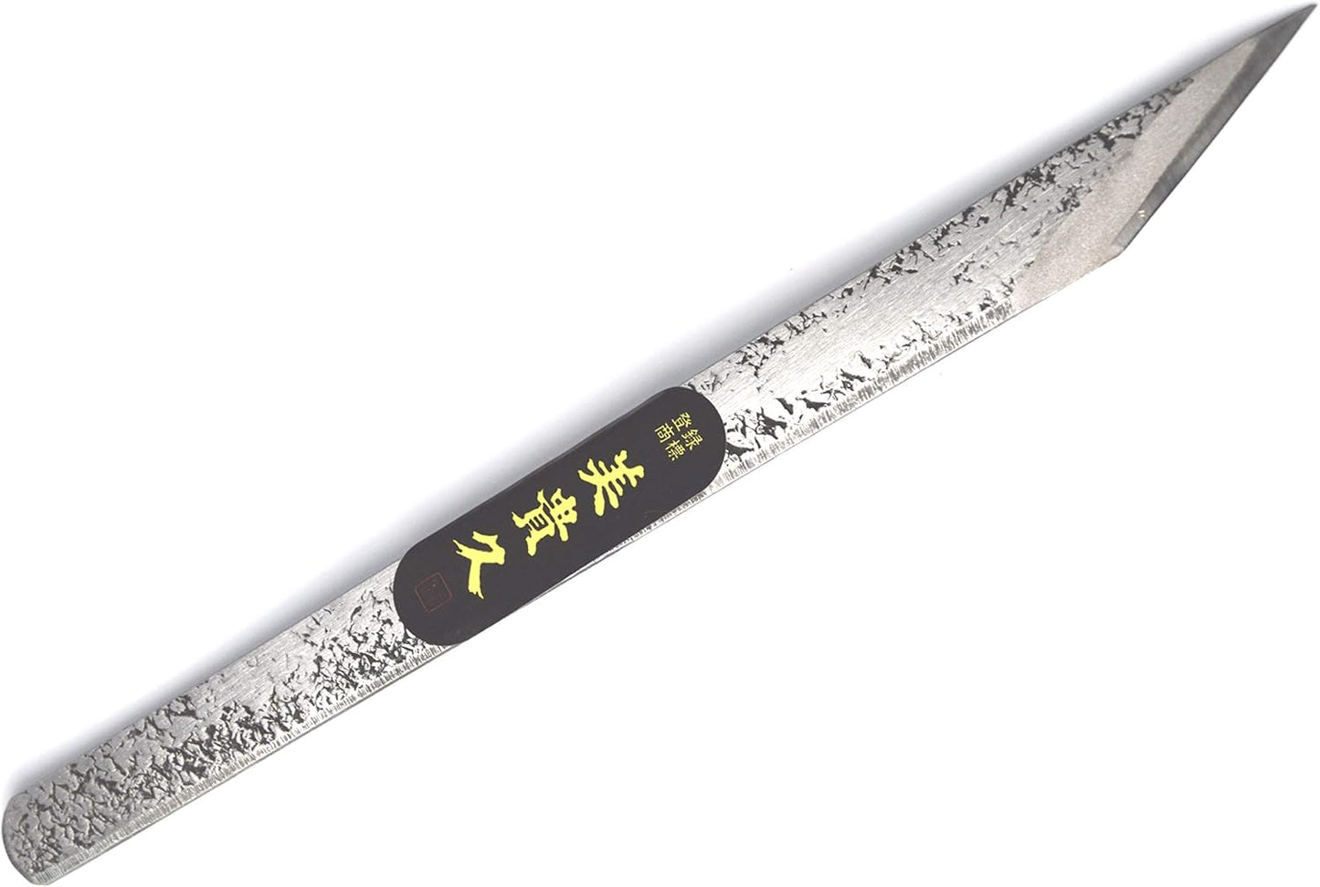 Japanisches Kiridashi Schnitzmesser, Gehämmert 12 mm