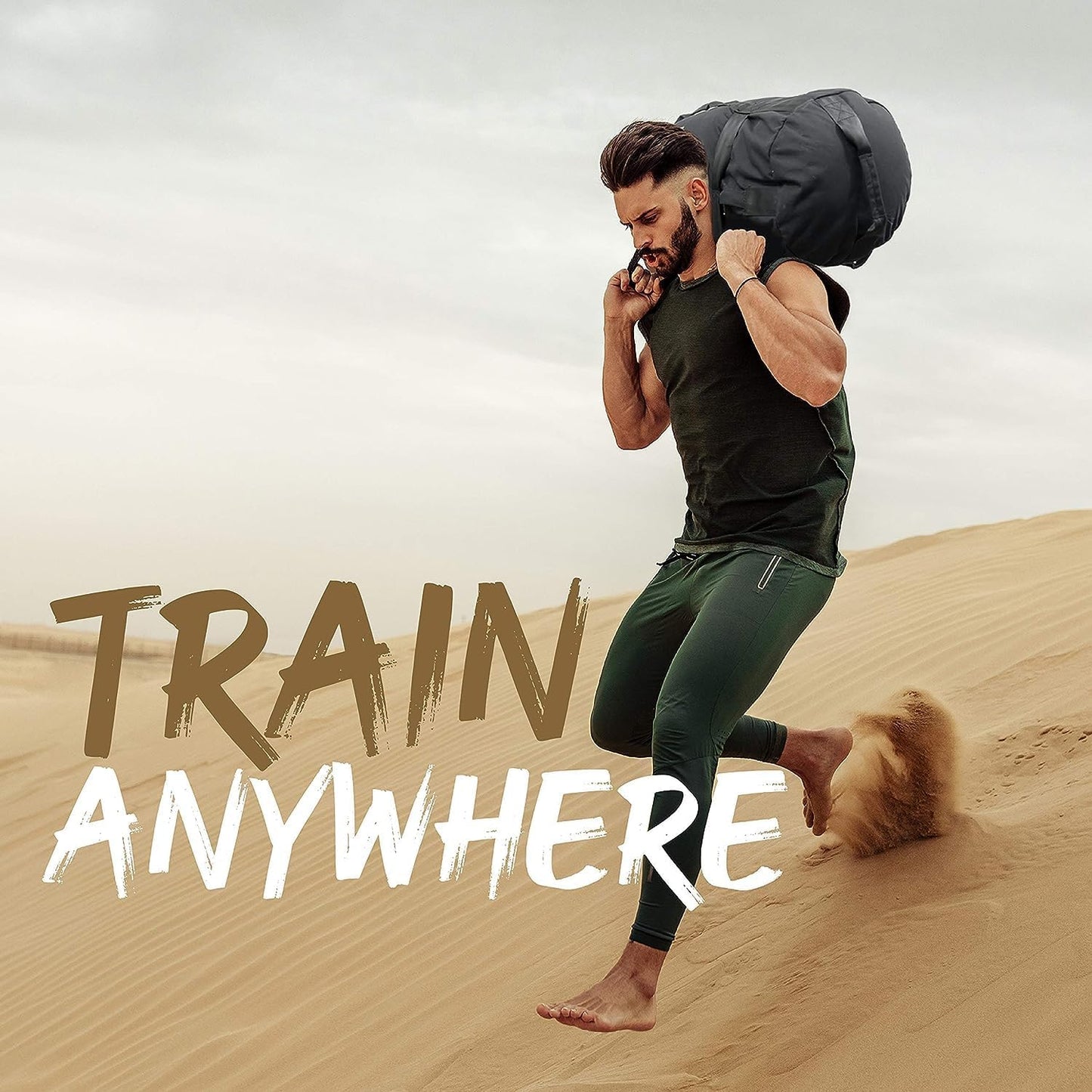 Fitness Sandsack, M. Tarnfarbe - (56kg - 90kg)