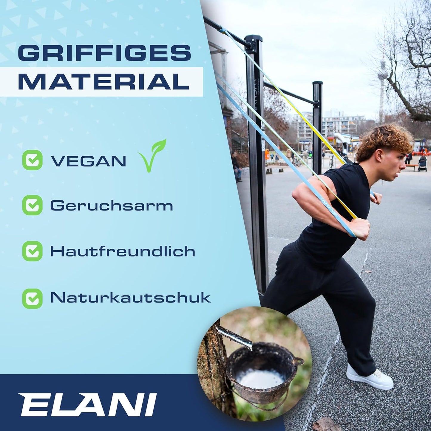 Resistance Bands, SET - 25kg, 35kg, 45kg