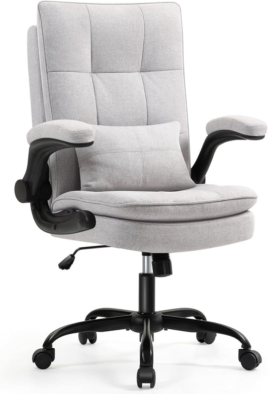 Ergonomischer Bürostuhl mit Wippfunktion, Aktualisierung Grau