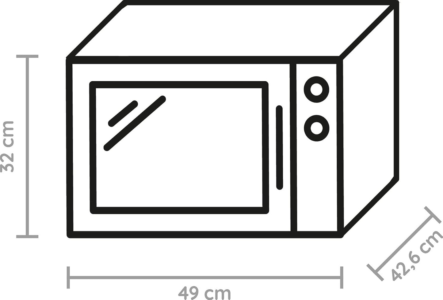 ExtraSpace Crisp MW 427 SL Mikrowelle