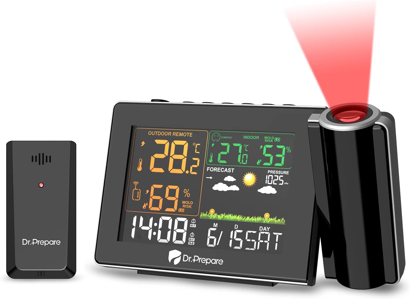 Wetterstation mit Aussensensor