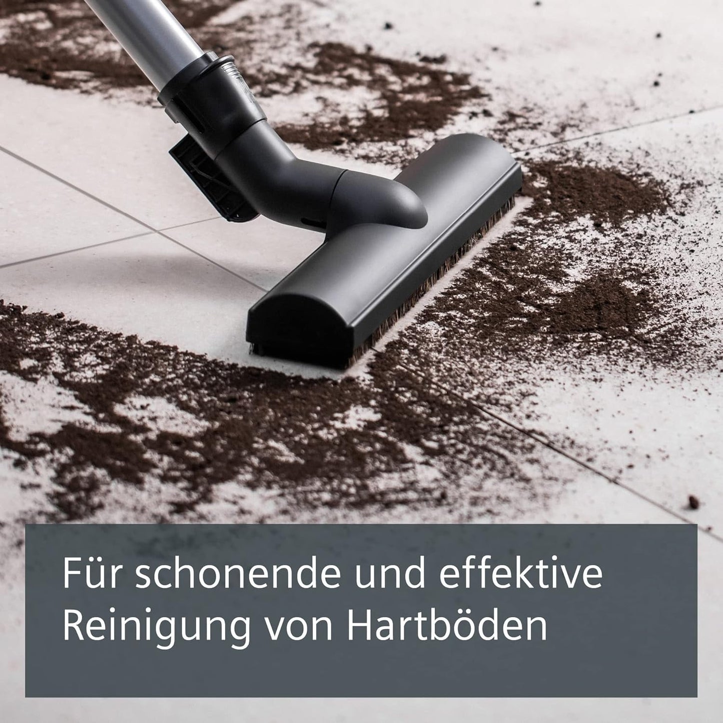 Staubsauger VS06B112A mit Beutel, Schwarz Parquet Düse