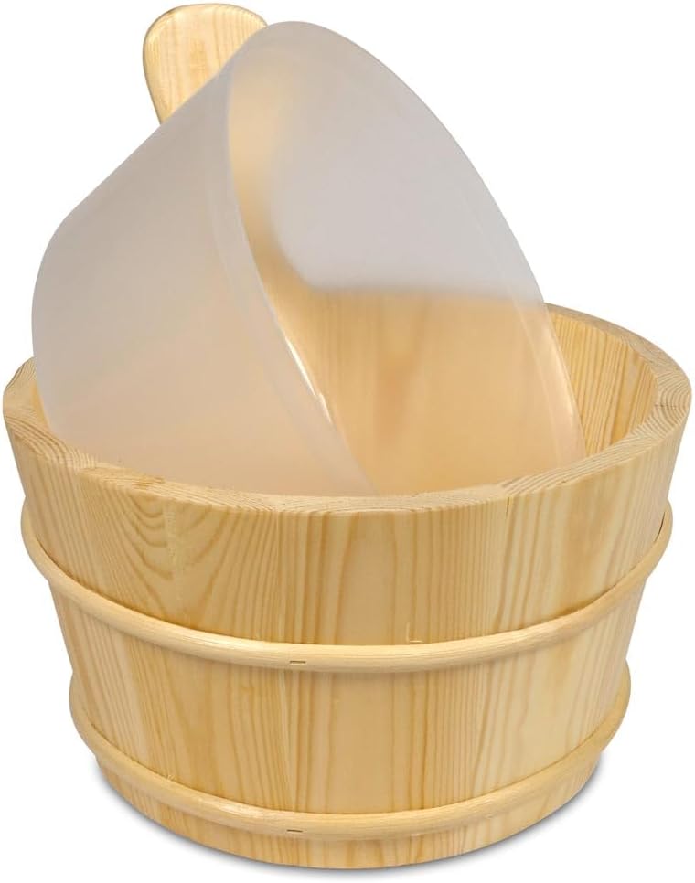 Sauna Kübel mit Kunststoffeinsatz, Kübel