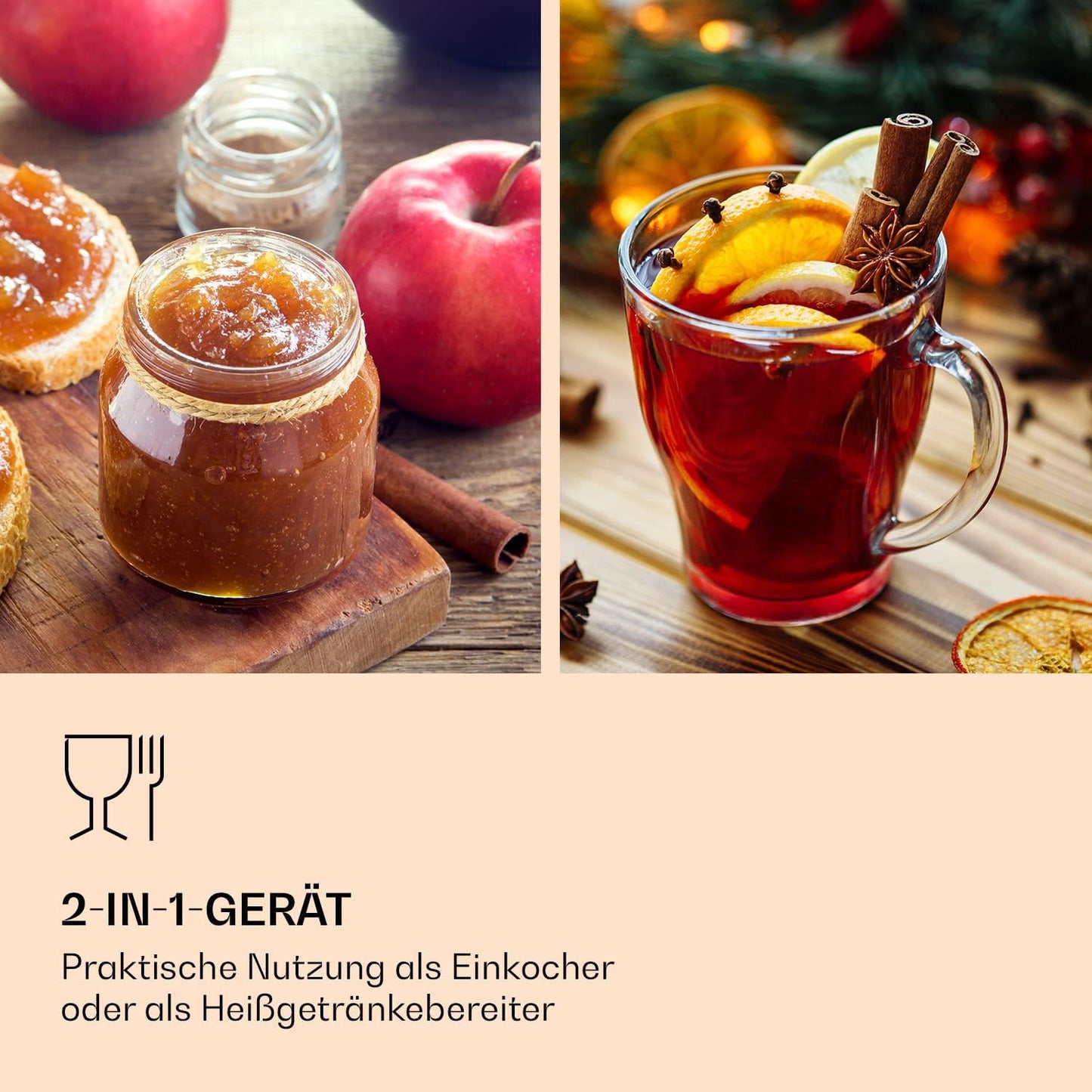 2 in 1 Einkocher ‎FP13-Abbey25L