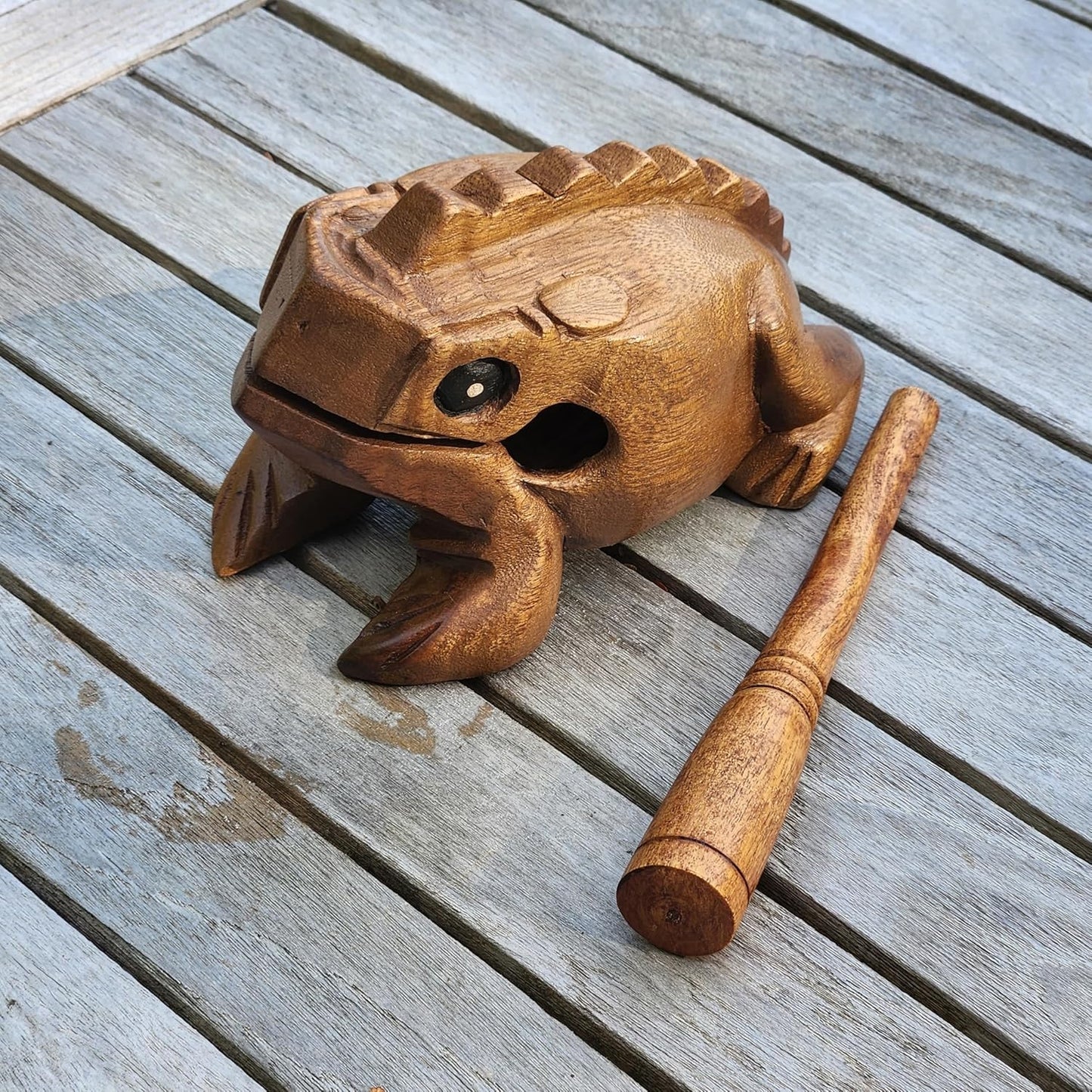 Quakender Holzfrosch Guiro