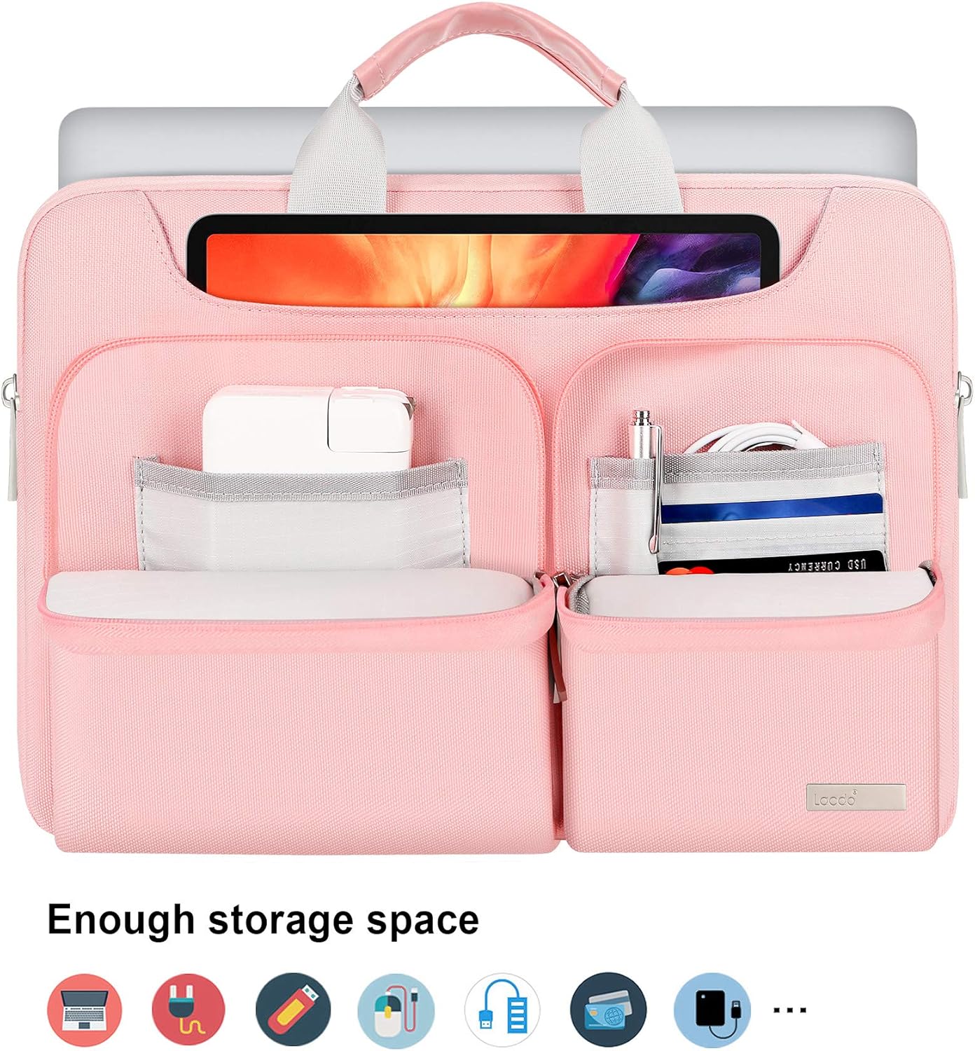 Wasserabweisende Laptoptasche, 13 Zoll Neu MacBook Air Pro Rosa