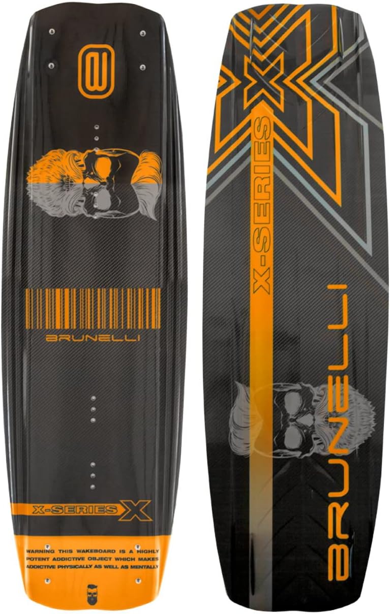Carbon Wakeboard Set mit Bindungen, S/M (38-42)