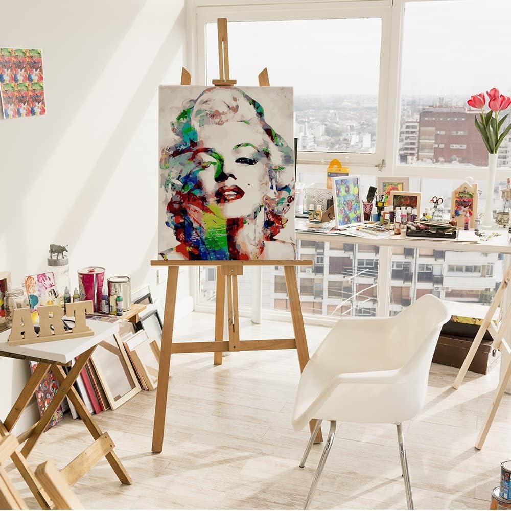 Malen nach Zahlen Set - Marilyn Monroe, Marilyn Monroe Mit Rahmen