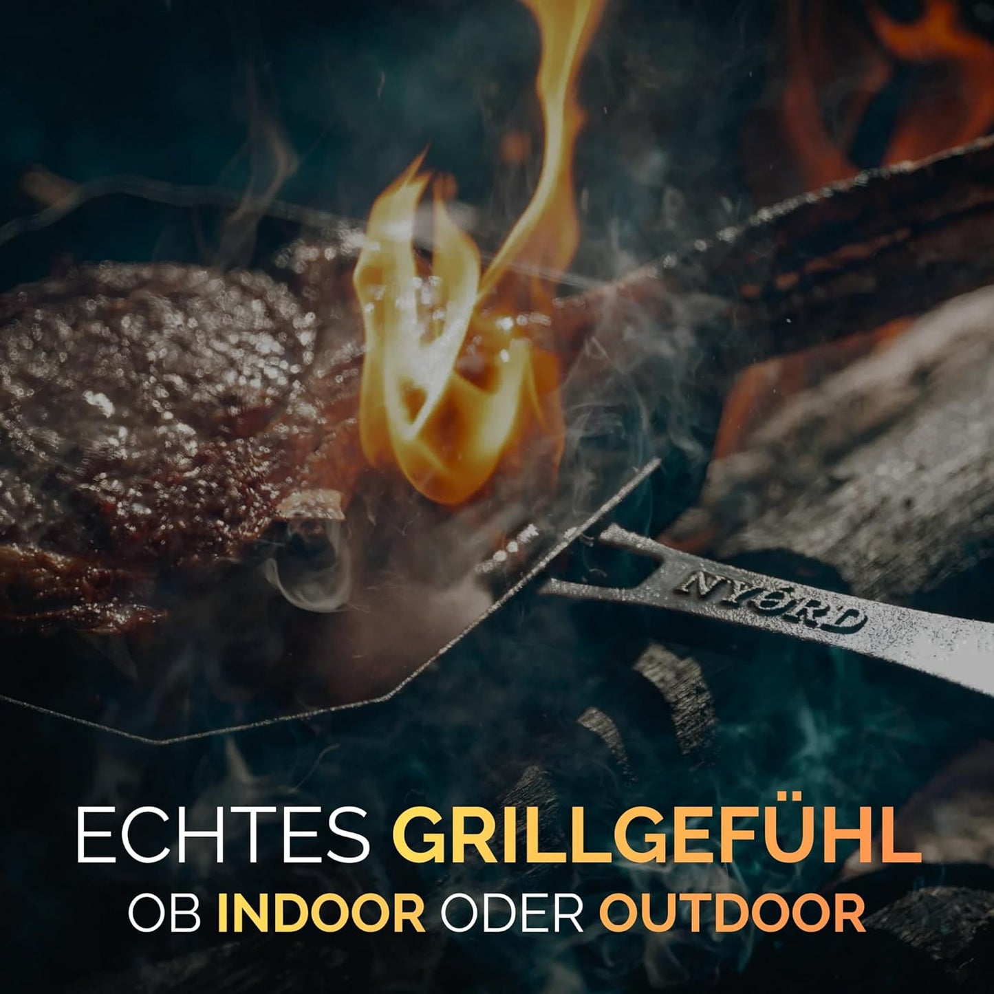 Gusseisen-Grillpfanne mit Grillrillen