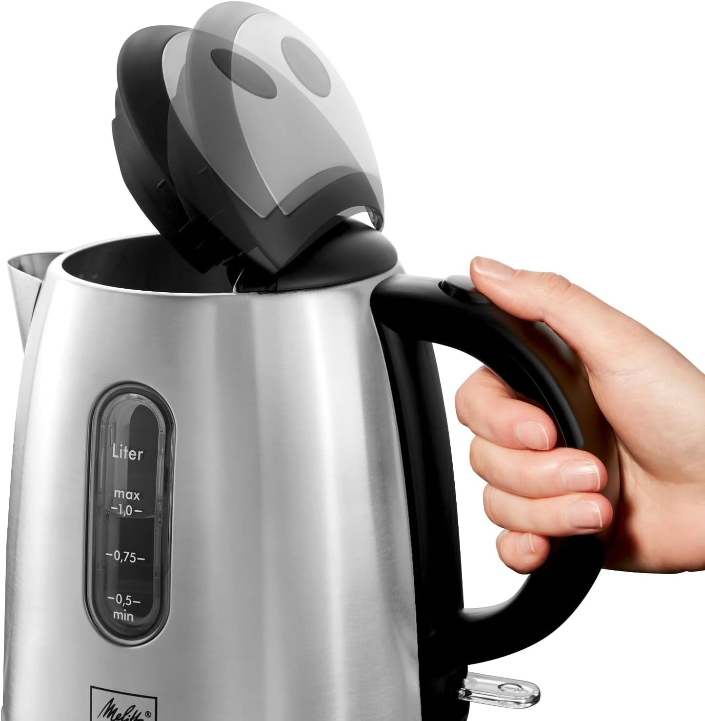 Prime Aqua mini Wasserkocher, Edelstahl Top