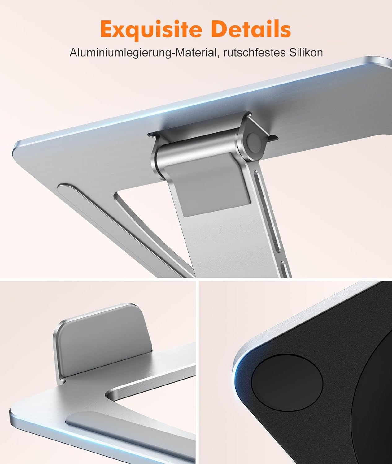 Laptop-Ständer mit 360° Drehteller