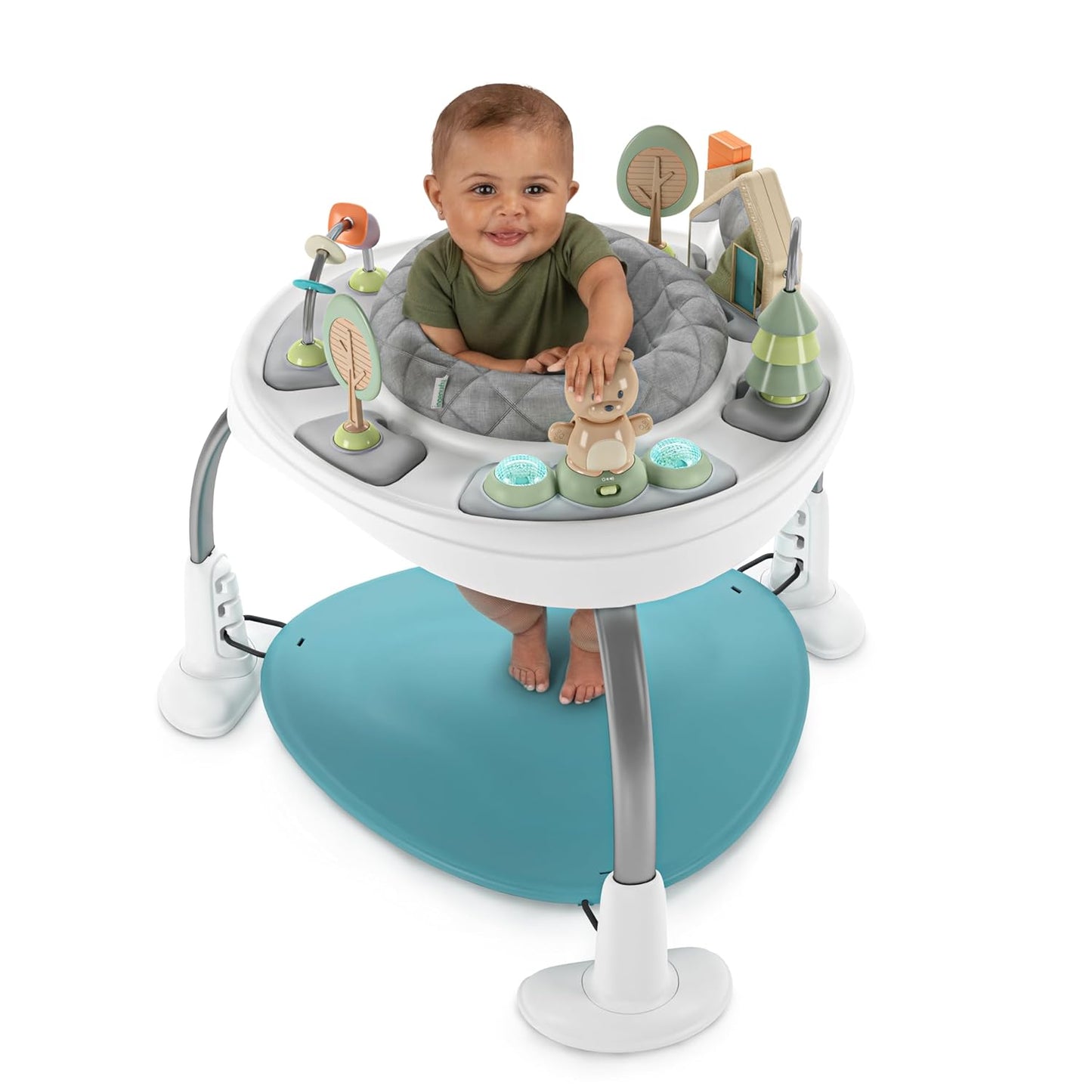 2-in-1 Aktivitätscenter mit 11 Aktivitäten, 1 Spring & Sprout