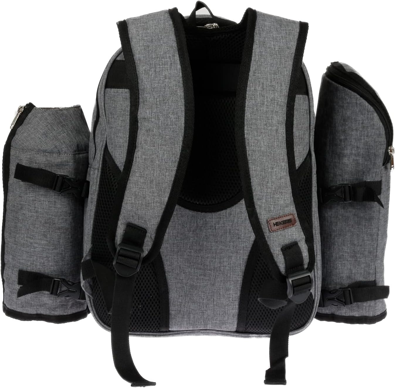 Picknickrucksack mit isoliertem Kühlfach, Grau