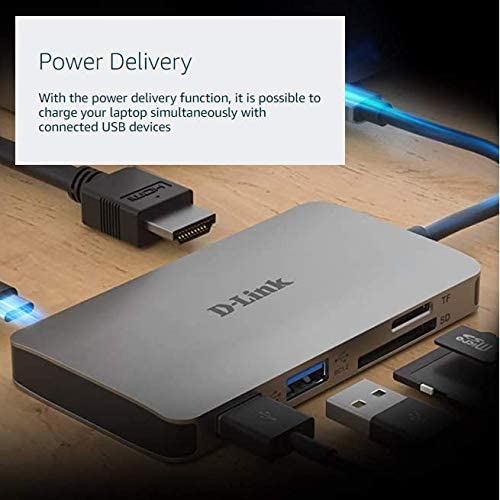 DUB-M520 USB-C Hub mit Ethernet und Powerdelivery, USB-Hub