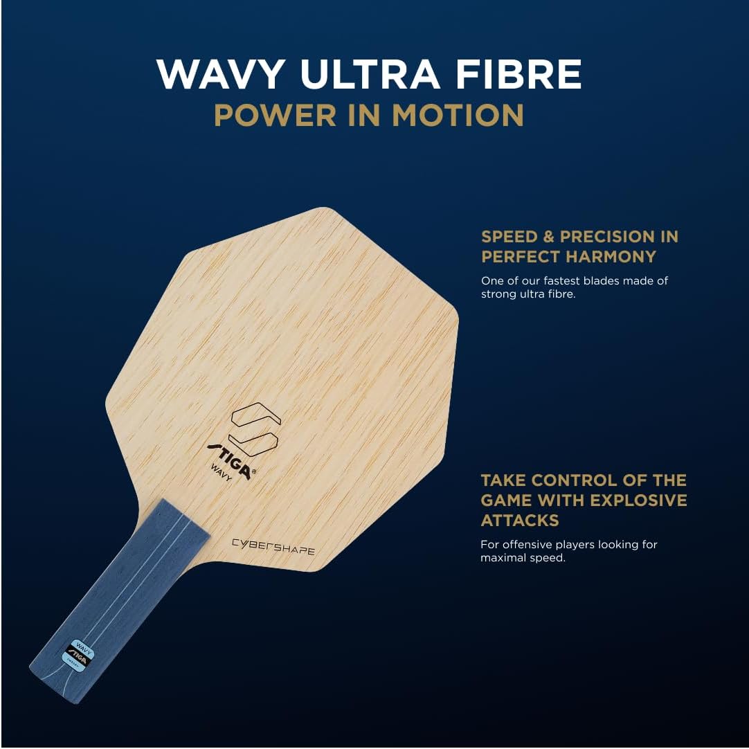 Wavy Ultra Fibre Cybershape Tischtennisholz, Cybershape - Master