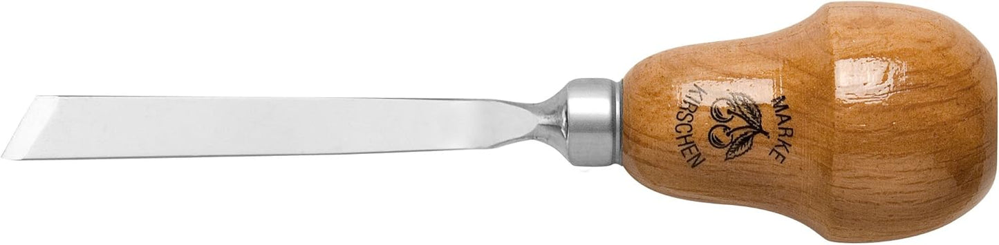 Kerbschnitzbeitel 5602004 mit Birnenheft, 4mm Mehrfarbig